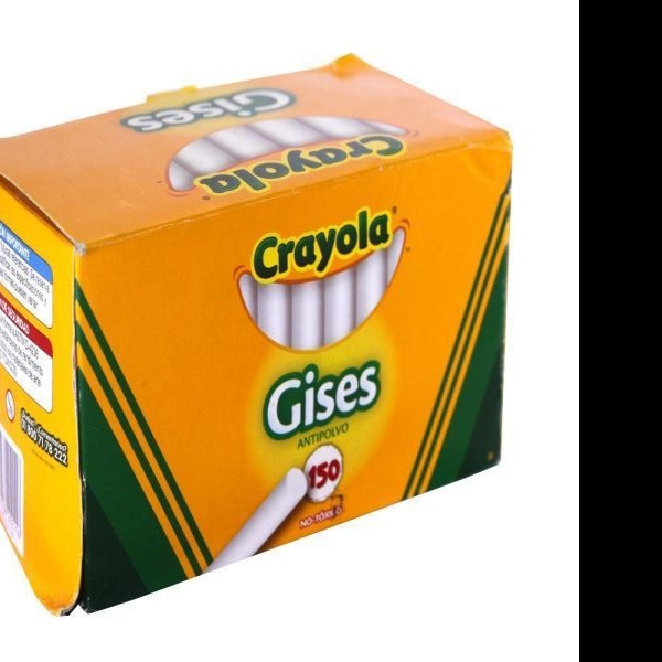 GIS COMPRIMIDO CRAYOLA CAJA C150 BLANCO 511406 C.12